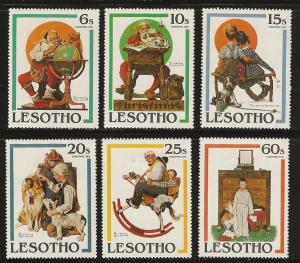 Lesotho  mh  sc #  344 - 349