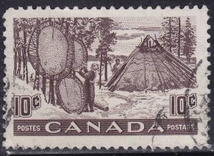 Canada 301 Drying Animal Hides 1950