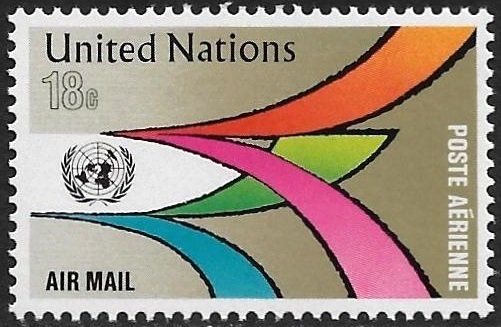 United Nations UN New York Scott # C20 Mint NH. Air-Mail Ships free with another