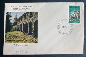 1965 Norfolk Island First Day Cover FDC The Stables Bombora