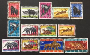 Ruanda-Urundi 1959-61 #137//50, Animals, MNH.