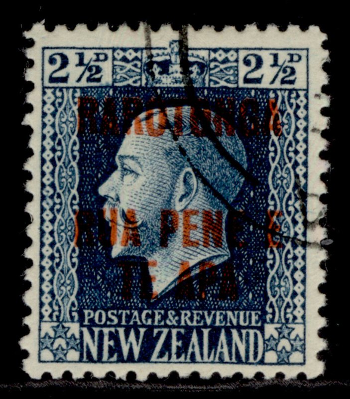 COOK ISLANDS GV SG48, 2½d blue, FINE USED. PERF 14 X 13½ 