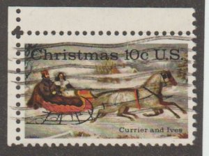 USA 1551 Christmas 1974 Horse & Sleigh