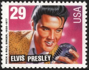 SC#2724 29¢ American Music Series: Elvis Presley Single (1993) MNH