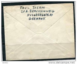 Germany 1947 Cover sent to USA  Mi 963 Pair 947 Allied Occupation (1)