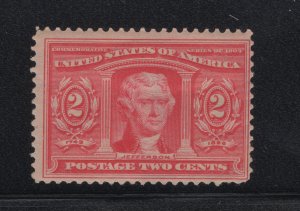 US Stamp Scott #324 Mint Hinged SCV $22.50