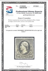 228 Mint,RG... PSE Certificate... SCV $300.00... XF