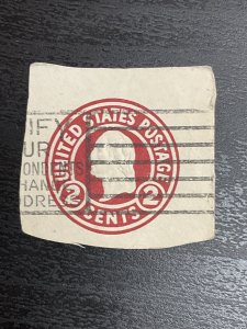 US SC# U429h Cut Square Used