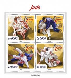 SIERRA LEONE 2015 SHEET JUDO SPORTS srl15707a