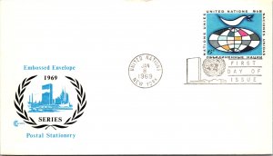 United Nations, New York, Postal Stationary, Worldwide First Day Cover
