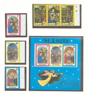 St. Lucia #369-378a Mint (NH) Single (Complete Set) (Art)