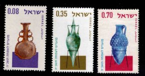 ISRAEL Scott 264-266 MNH**1964 Ancient Glass Vessel set