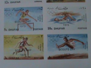 DHUFAR-1972-OLYMPIC GAMES-OVPT.-IMPERF MNH-SHEET VF-EST-$16-PROMOTE-50% OFF