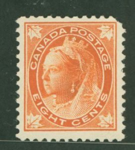 Canada #72 Unused Single