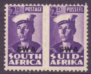 SWA Scott 147 - SG126, 1943 War Effort 2d Pair MH*