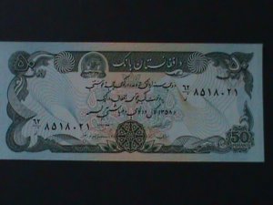 ​AFGHANISTAN-1979 BANK OF AFGHANISTAN $50 AFGHANIS-UN-CIRCULATED-VERY FINE