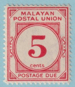 MALAYA J24  MINT LIGHTLY HINGED OG* NO FAULTS VERY FINE!  ZQK