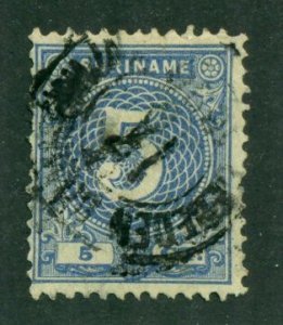 Surinam 1890 #21 U SCV (2024) = $1.60