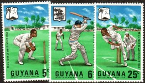 Guyana 36-38 - Mint-NH - Cricket Team (Cpl) (1968) (cv $1.40)