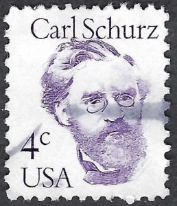 United States #1847 4¢ Carl Shurtz (1983). Used.