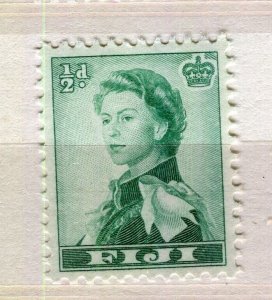 FIJI; 1960s early QEII Pictorial issue fine Mint hinged 1/2d. value