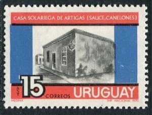 Uruguay 777, MNH. Michel 1170. Artigas' Ancestral Home in Sauce, 1970.