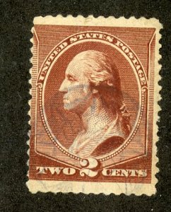 US 210 USED FANCY CANCEL BIN $3.00