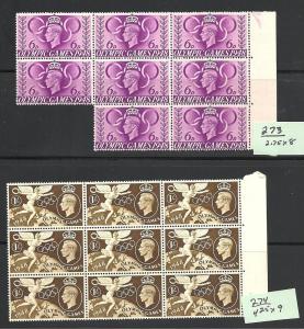 Great Britain wholesale MNH in larger blocks, CV $71.00