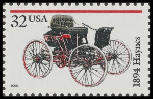 US 3019-3023 Antique Automobiles 32c set 5 MNH 1995