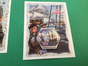 Ivory Coast Ships 2  mint never hinged stamps sheet  A17029