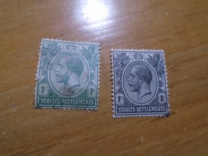 Straits Settlements  #  149-50  used