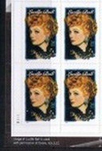 US Stamp #3523 MNH - Lucille Ball Legend of Hollywood LL #B1111 Plate Block of 4