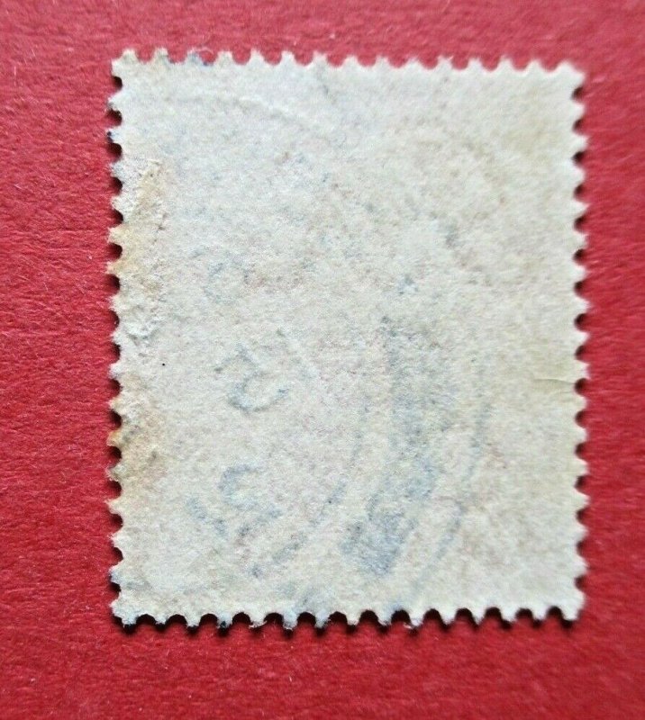 SG357wj Great Britain George V 1912 1d Red Reversed Watermark Used CDS