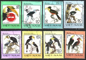 Vietnam. 1977. 898-905. Birds, fauna. USED.