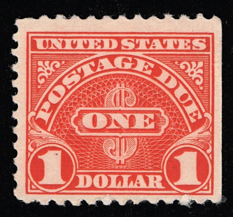 EXCEPTIONAL GENUINE SCOTT #J77 F-VF MINT OG NH 1930 CARMINE BEP $1 POSTAGE DUE