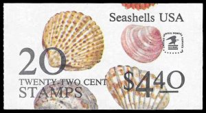 PCBstamps  US #2117/2121 (BK146) $4.40(2x10x22c)Seashells, MNH, (4)