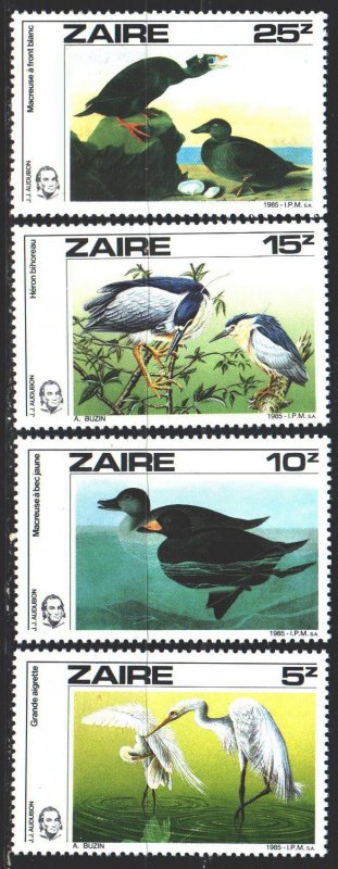 Kinshasa. 1985. 904-7. Odabon, birds, fauna. MNH.