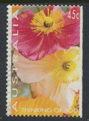 Australia SG 1447  Used  x booklet right margin imperf - Flowers