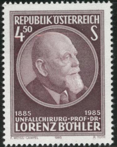 Austria Osterreich Scott 1300 MNH** 1985 Dr. Bohler stamp