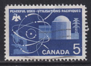 Canada 449 Candu Atomic Reactor 5¢ 1966