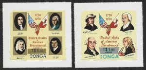 1978 Tonga Airmail USA Bicentennial #C236, C237 VF-NH CV $23.50-