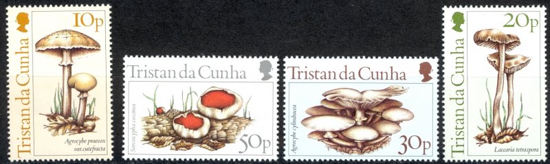 Tristan Da Cunha Sc# 352-355 MNH 1984 Local Fungi