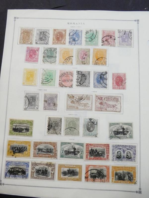 EDW1949SELL : ROMANIA Very clean Mint & Used collection on album pages Cat $2648