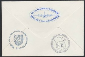 NEW ZEALAND ROSS DEPENDENCY 1975 signed flight cover  ex Scott Base......H705