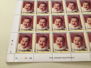 H. R. H. Prince William mint never hinged folded stamps sheet Ref R49465