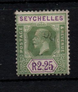 Seychelles 1921-25 2R 25c SG122 good used WS38275