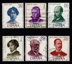 Spain 1970 Spanish Writers, Set [Used]