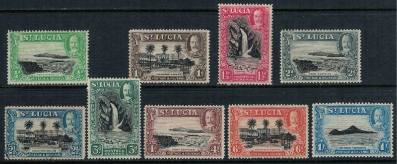 St. Lucia #95-103*  (#99 used)  CV $11.35