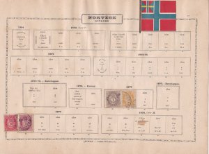 norway early  stamps as shown ref 12318