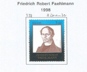 ESTONIA - 1998 - F R Faehlmann - Perf Single Stamp - Mint Lightly Hinged